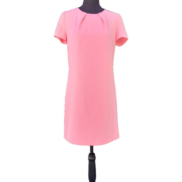 WHO*S WHO Italian Made Pink Shift Dress NWT Great for Homecoming SIZE 6 - Picture 1 of 16